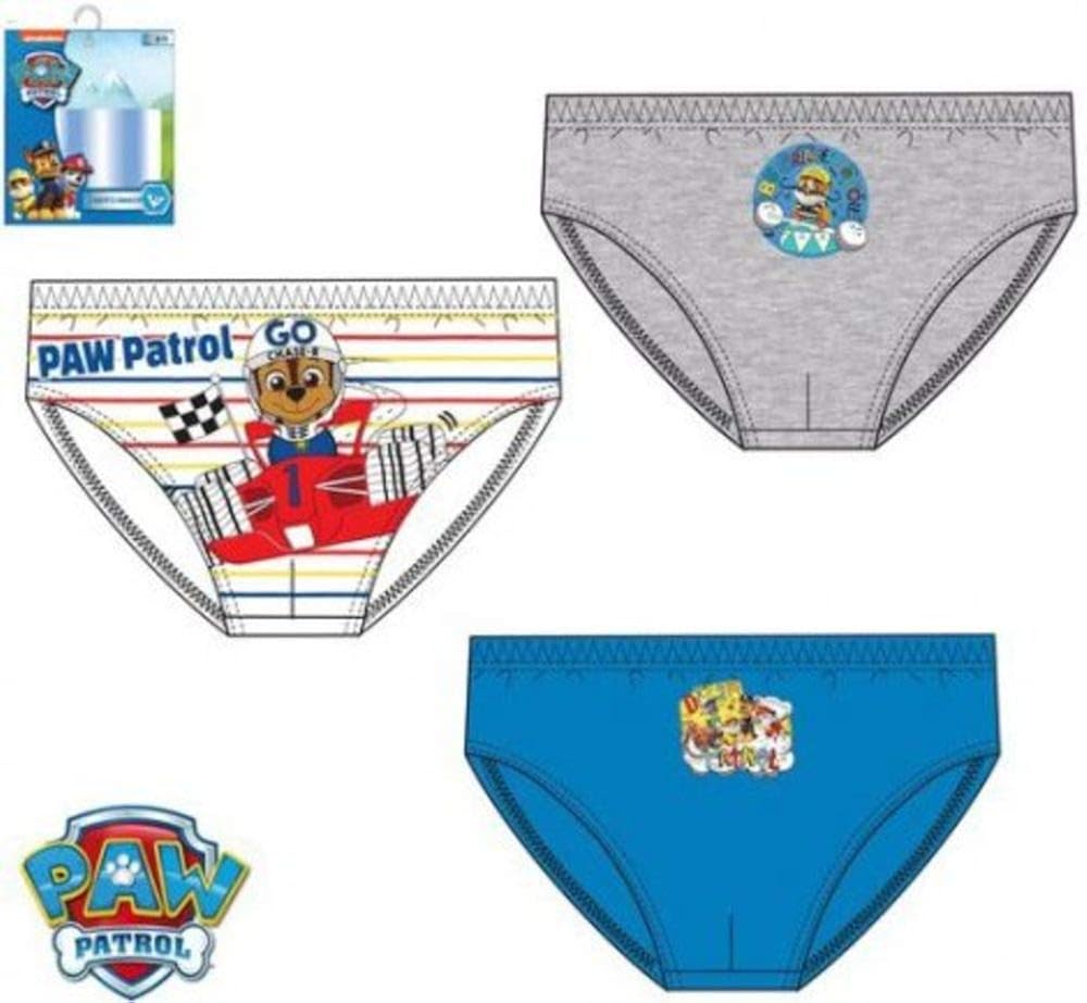 Amazon Com Paw Patrol Chase Pack 3 Slips Underwear Kid Girl Cotton Model Color Can Vary 6 8 Years Shoes