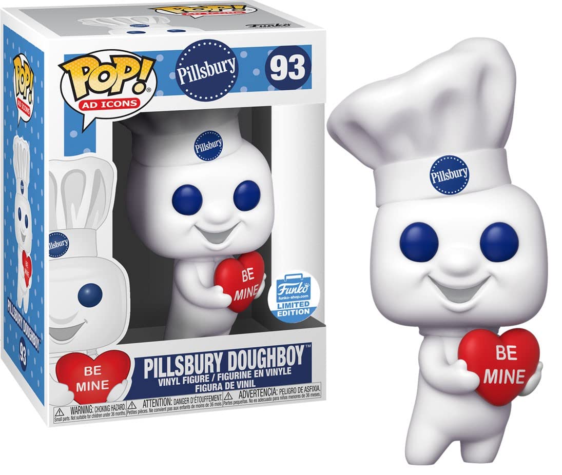Funko Pop! Vinyl: Ad Icons: Pillsbury Doughboy 'Be Mine' Heart Shop Limited Edition #93