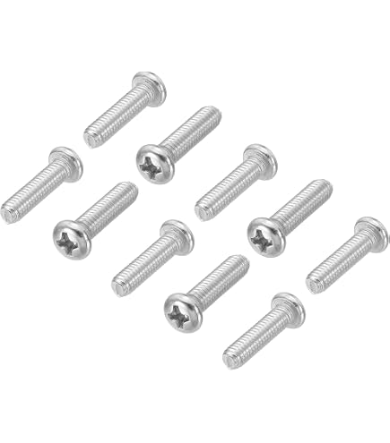 Lot De 10 Vis Cruciformes M2.5X4 - Parfait Pour Petits Bricolages Et Montages