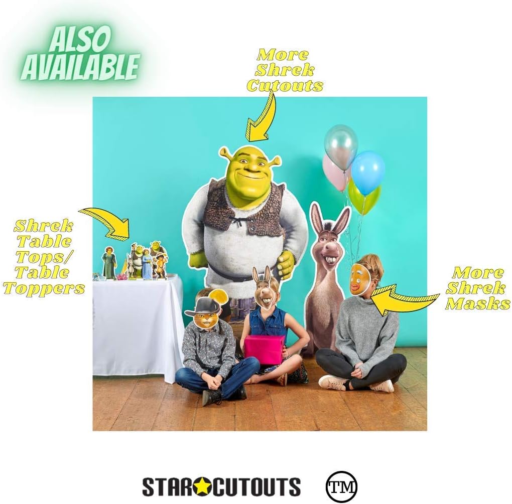 Star Cutouts stsm207 , DreamWorks ,Shrek Mask,7 x 7 x 3 cm, Multicolor - Image 5