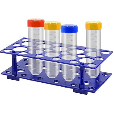 Fisherbrand Gradilla Para Tubos De Ensayo Con Bloqueo Azul:Gradillas