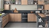 Hotpoint 60cm Double Oven Induction Electric Cooker Black view 6