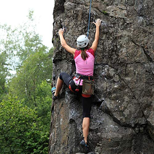 Vindar Climbing Chalk Bag, with Carabiner Clip Drawstring Bag for Climbing, Bouldering, Gymnastics, Cross Fit and Lifting (Camo) - Thumbnail 4