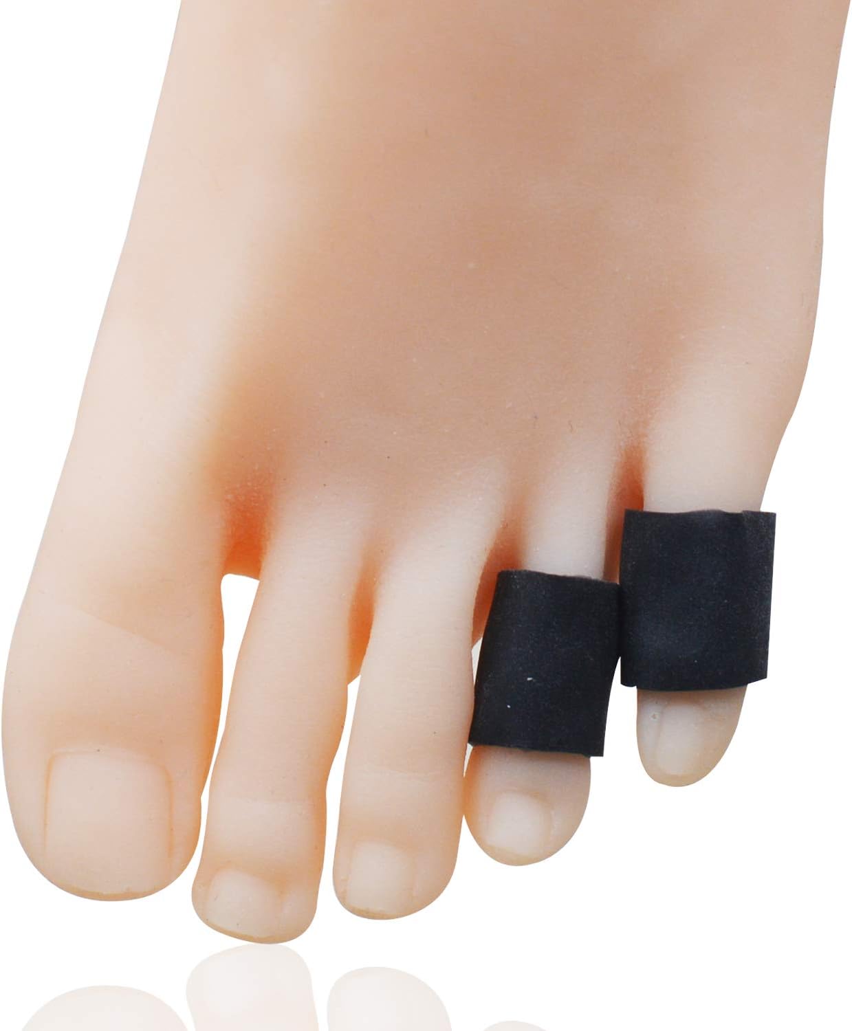 12 Pieces Gel Toe Sleeves Corn Cushion Silicone Pinky Toe