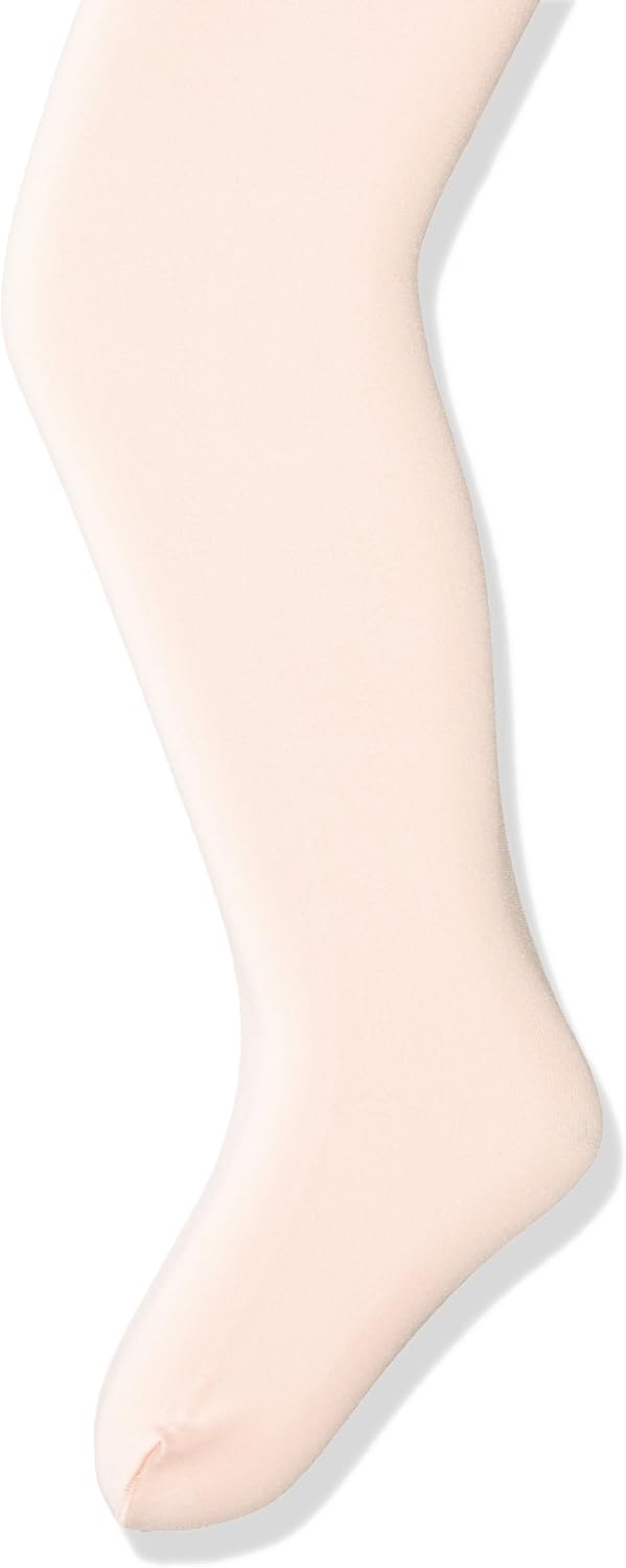 Capezio Little Girls' Ultra Soft Self Knit Waistband Footed Tight, Ballet Pink, One Size (Toddler 2-6): Clothing