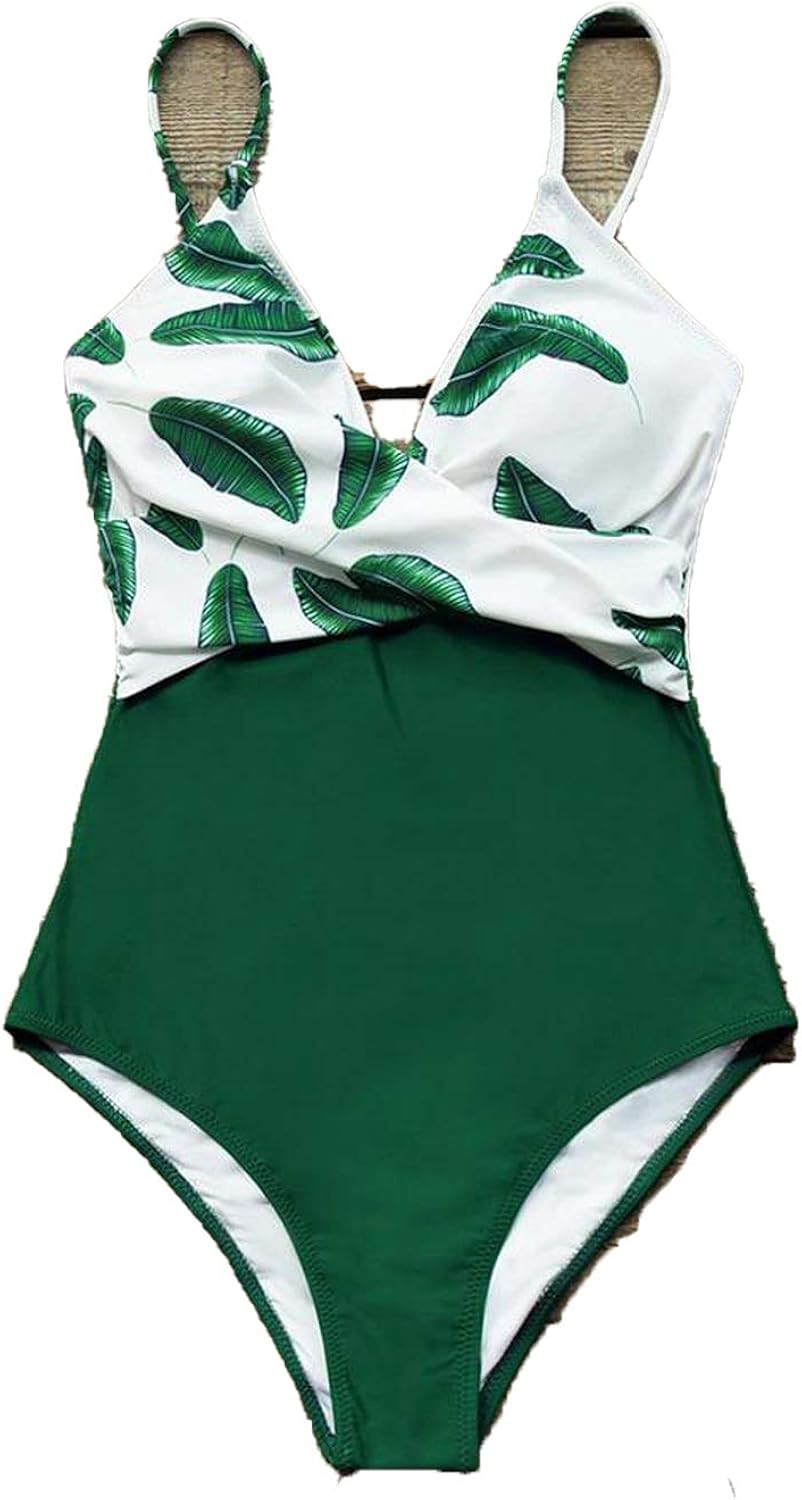 Una Pieza De Las Mujeres De Cintura Alta Bikinis Body Traje De Baño