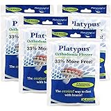 Platypus Orthodontic Flossers for Braces | Ortho Picks for Adults & Kids | Fits Under Arch Wire | Non-Damaging | Encourage Fl