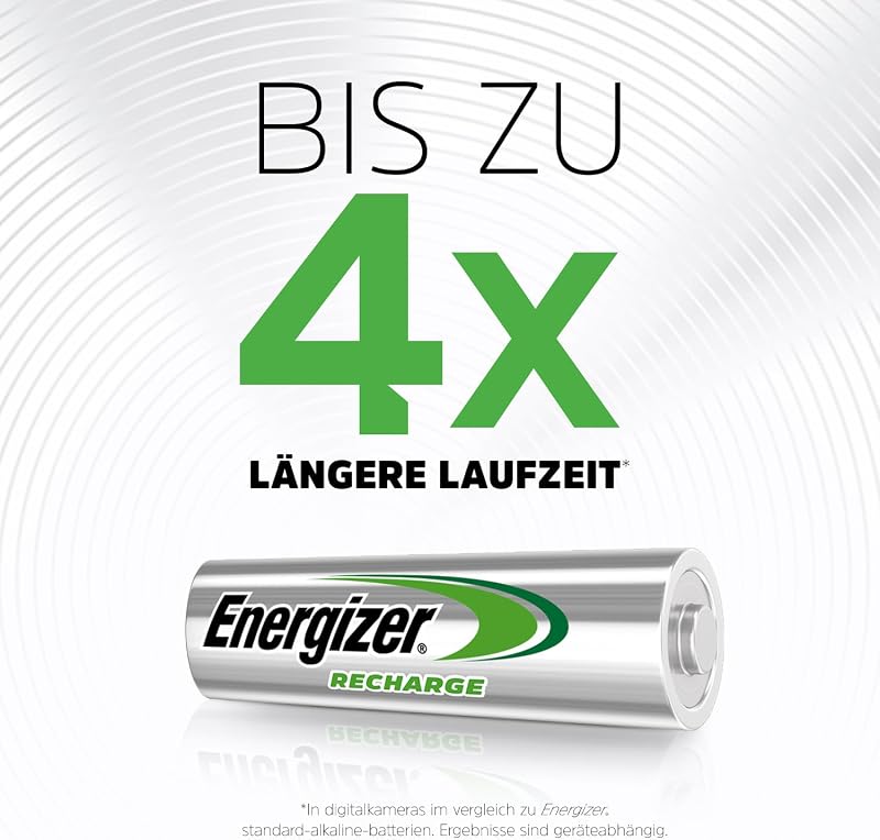 Recharge Power Plus - AA Akkus (8 Stück) - 2000 mAh NiMH Baterien