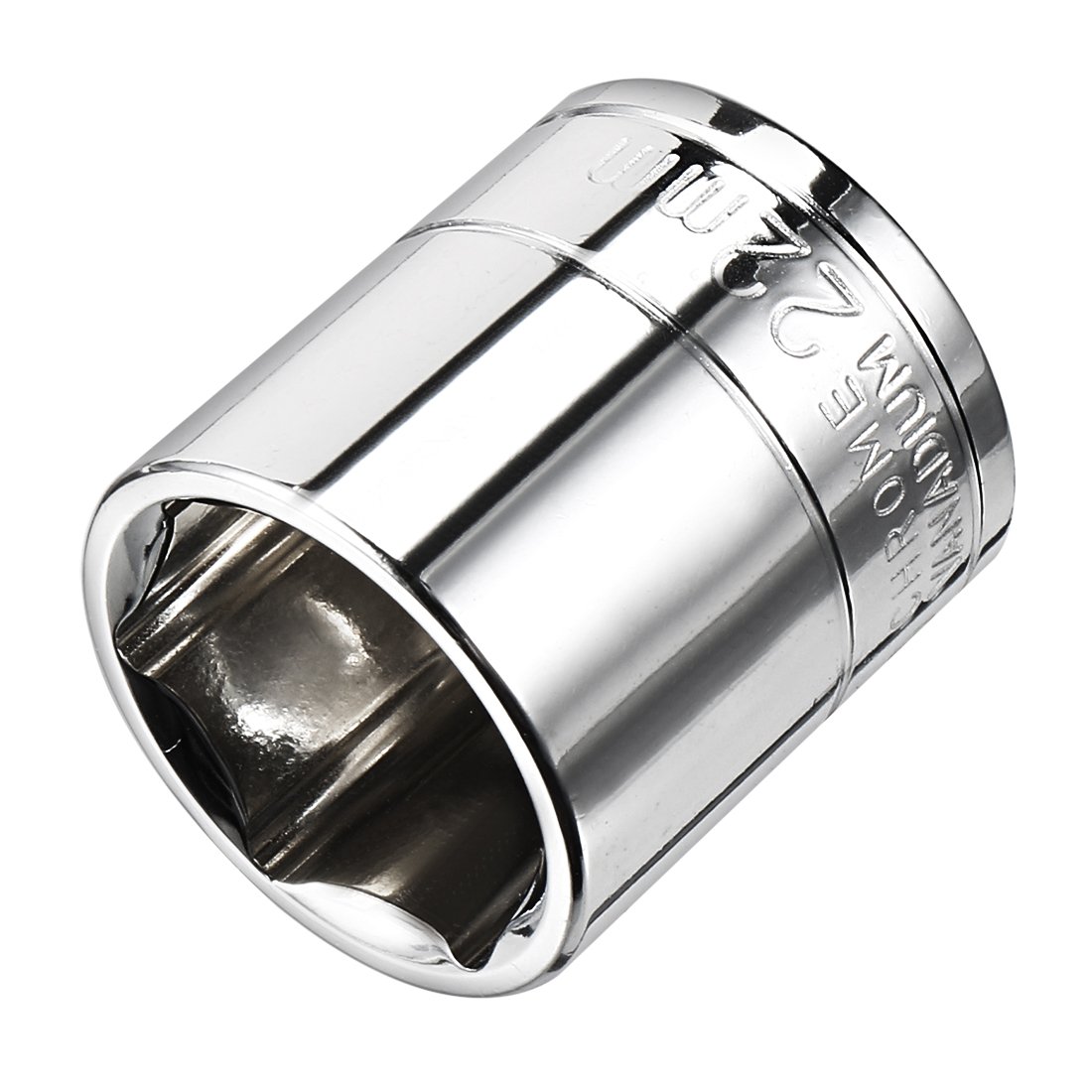 Sourcingmap 3/8-Inch Drive 22mm 6-Point Shallow Socket, Metric, Cr-V