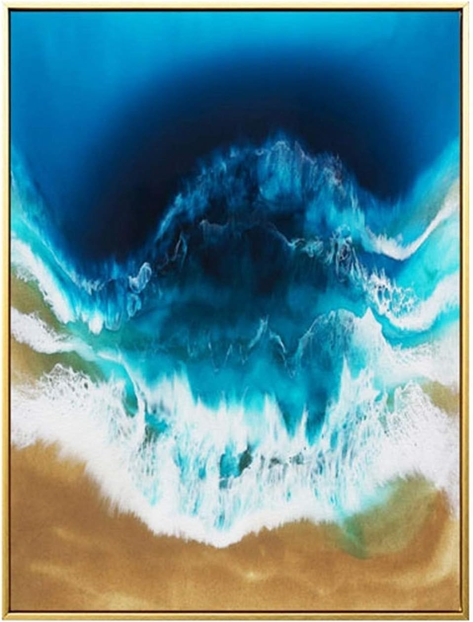 Nacwegoo Lienzo De Pintura Abstracta De Acuarela Con