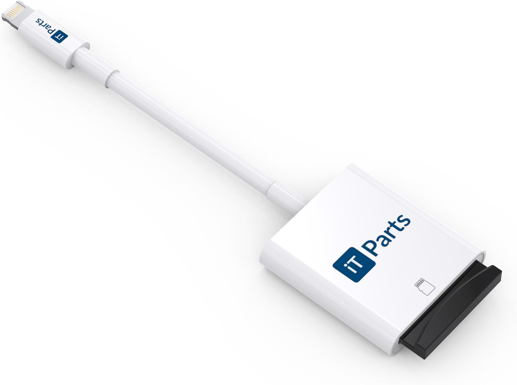 Lightning to SD, Micro SD Card Camera Reader for iPhone 5, 6, 6S 7, 7S, iPhone8, 8S, iPhoneX, (Support iOS 11.2.6 and Before),iPad Mini/Air, No App Required, [Upgraded]
