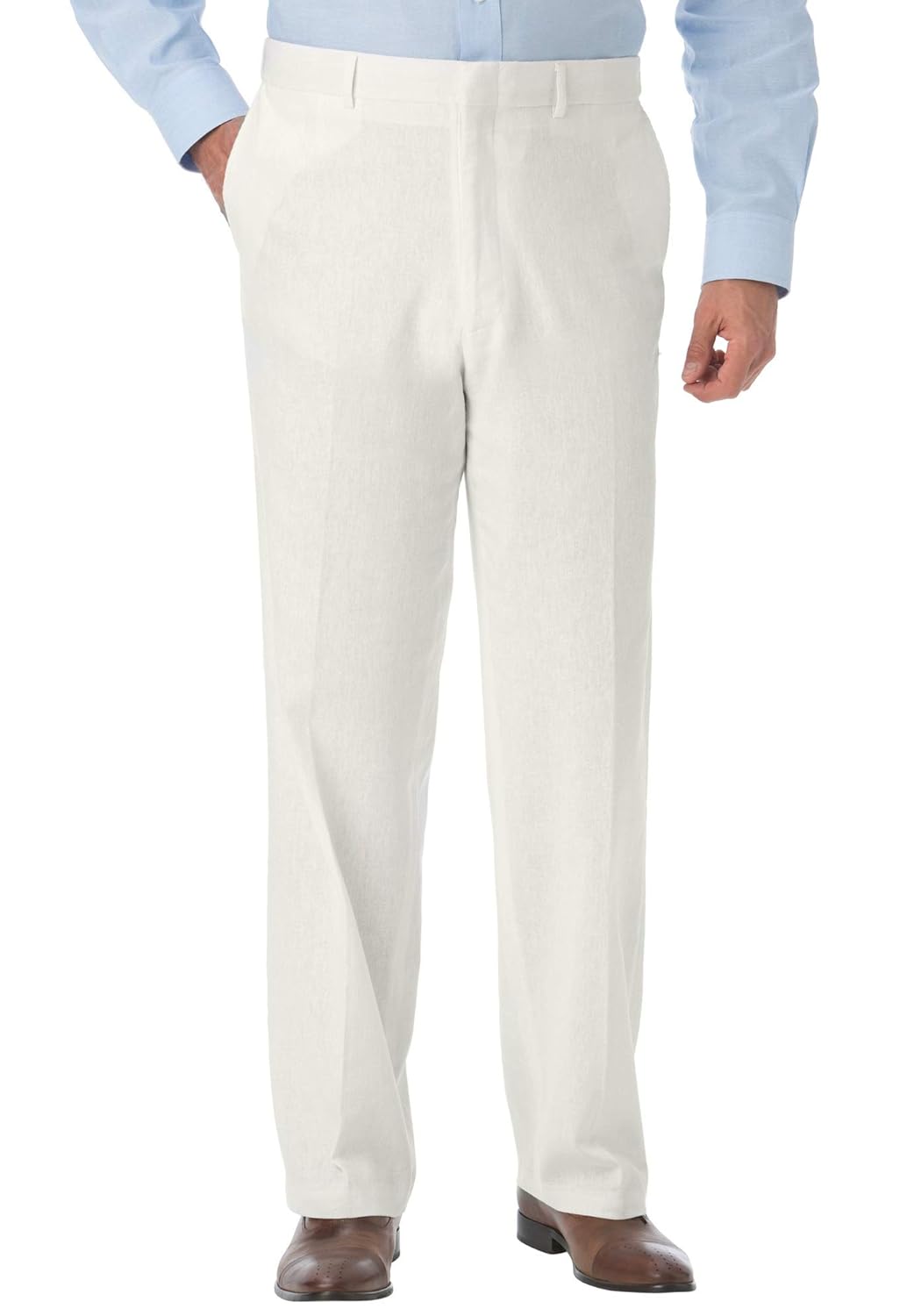 mens big and tall white dress pants