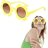 Flutesan Clown Sunflower Glasses Daisy Glasses Outdoor Shade Supplies Halloween Costume Accessories Daily Necessities Holiday Gifts for Party Halloween Activities