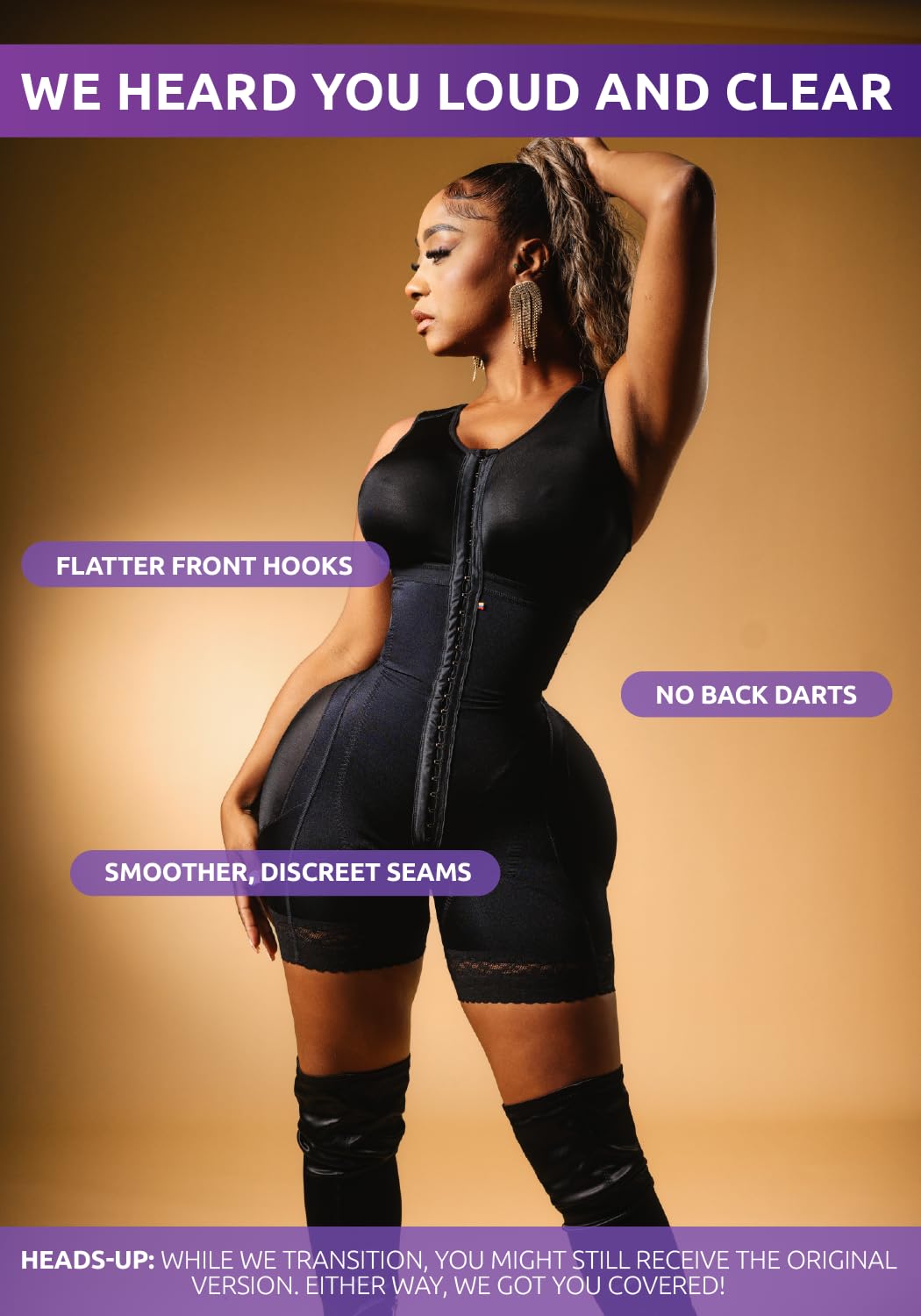 Snatched Body Stage 2 Faja with Bra | Best Body Faja Post-Op & Everyday Shapewear | Fajas Colombianas Moldeadoras