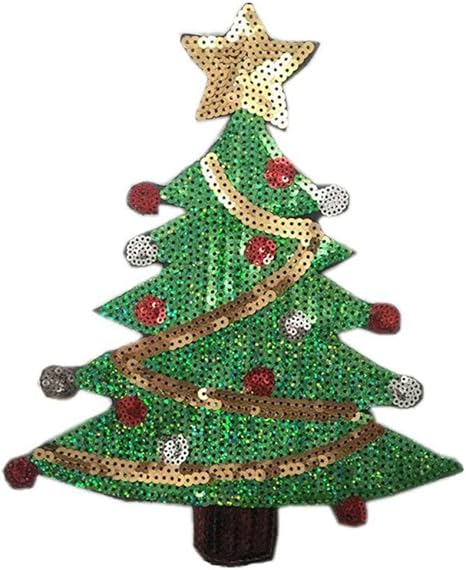Amazon ステキ ライフ Suteki Life 手芸用品 アップリケ 布貼り パッチ 衣類アクセサリー 製アイロンパッチ クリスマスツリー 縫 大活躍 グリーン ワッペン アップリケ 通販