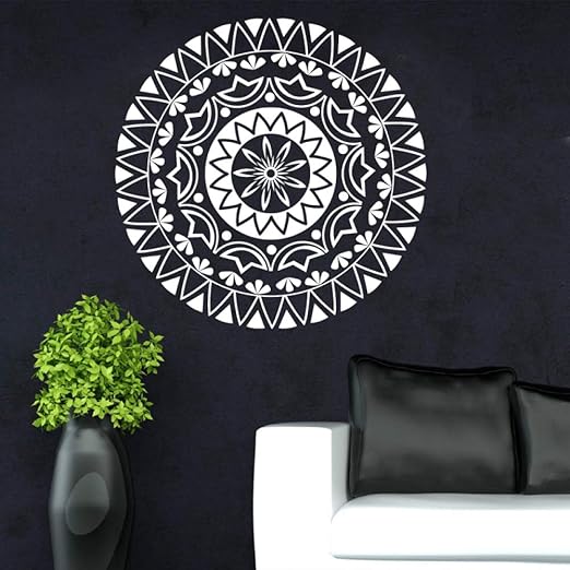 HNXDP Creativo Indio Redondo Mandala Yoga Pegatinas de Pared ...
