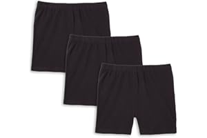 French Toast Girls Biker Shorts - 3 Pack Under Shorts for Uniforms, Skirts, Dresses - Dance Cartwheel Shorts for Girls (4-16)