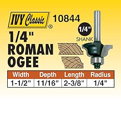 IVY Classic 10844 1/4" Radius Roman Ogee Carbide