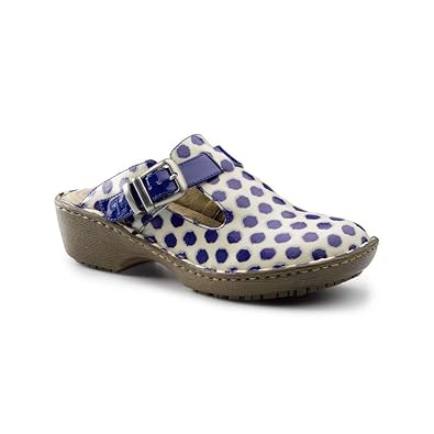lila clogs