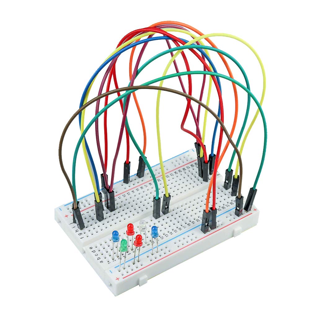 FICBOX 400 tie Points Solderless Breadboard(6 Pack)