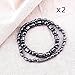 VIKI LYNN Magnetic Hematite Ankle Bracelet Anklet, 9.5