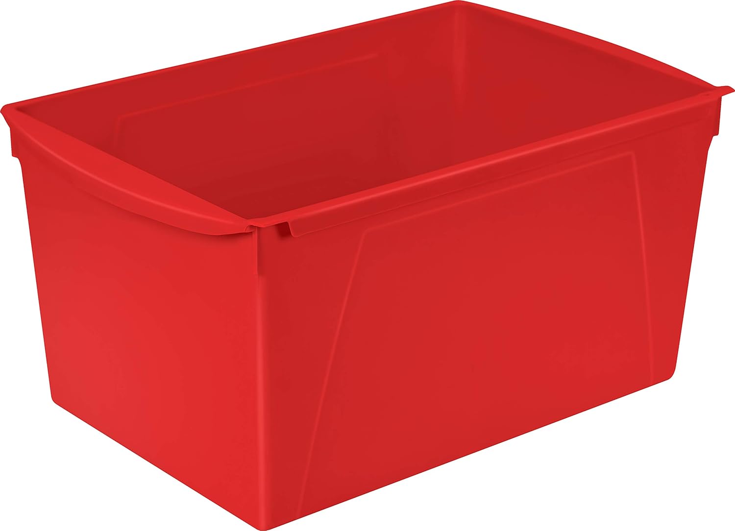 Storex 70110U06C Book Bin Assorted Colors Case of 6 14.3 x 5.3 x 7