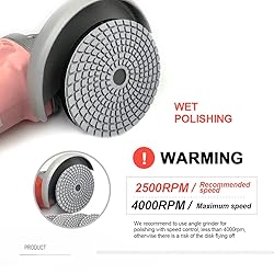 SHDIATOOL 8Pcs 4 Inch Diamond Wet Polishing Pads