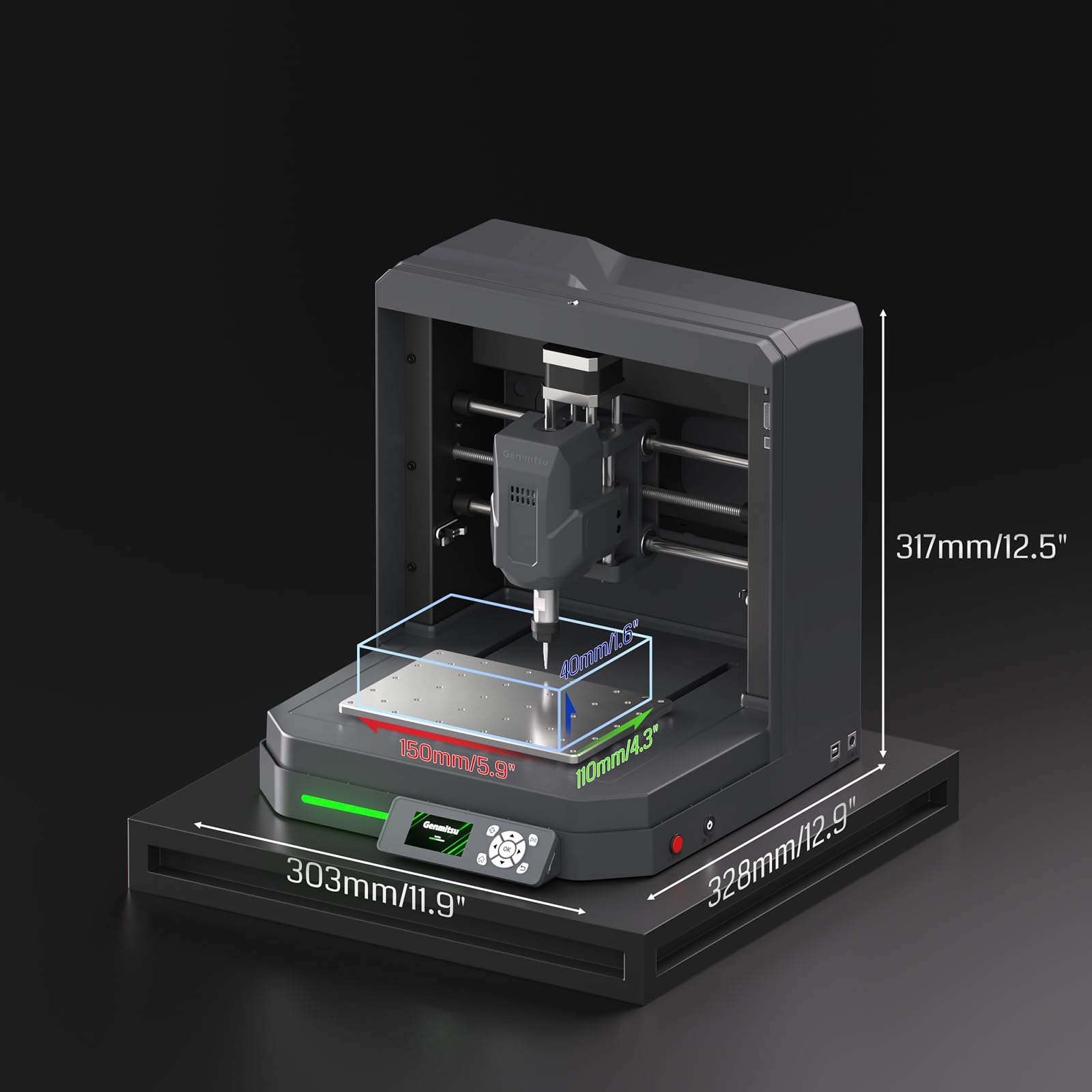 Mua Genmitsu Cubiko Desktop CNC Router Machine with Enclosure for ...