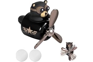 Bear Air Vent Clip, Bear Car Air Freshener Scents Cute Rotating Car Diffuser Decorations Interior Aesthetic Car Air Freshener