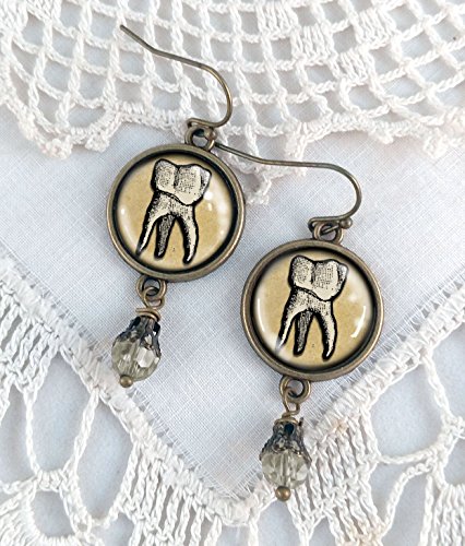 Human Tooth Earrings - Thumbnail 4