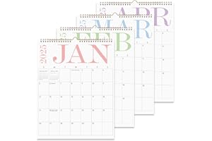 KONVINIT Wall Calendar 2024-2025, 18 Monthly Wall Calendar 2024-14" x 11" - Runs from July 2024 Until December 2025, Aesthetic 2024 Calendar for Home, Office and School