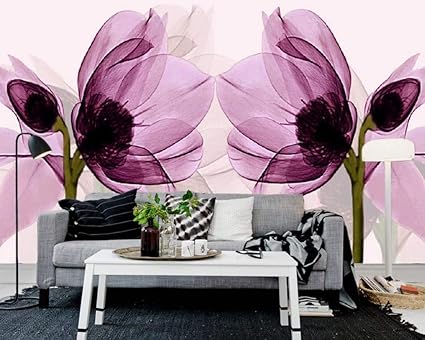 Carta Da Parati 3d Fiori Moderni Europei Ed Americani Con