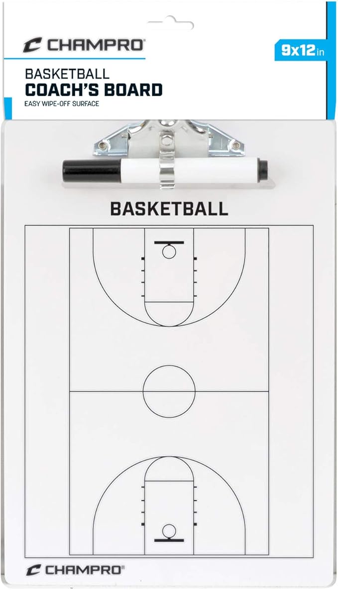 Champro Basketball Coaches Board (White, 12 x 9Inch) Sports & Outdoors