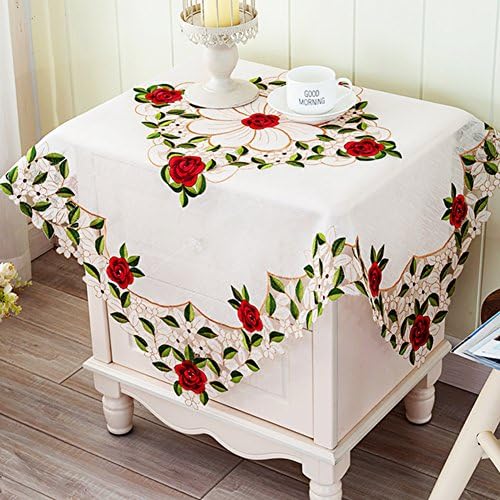 European-style cover towel/ yellow microwave oven cloth/ refrigerator washing machine table-cloth/TV dust bedside table small table cloth-C 122x172cm(48x68inch)