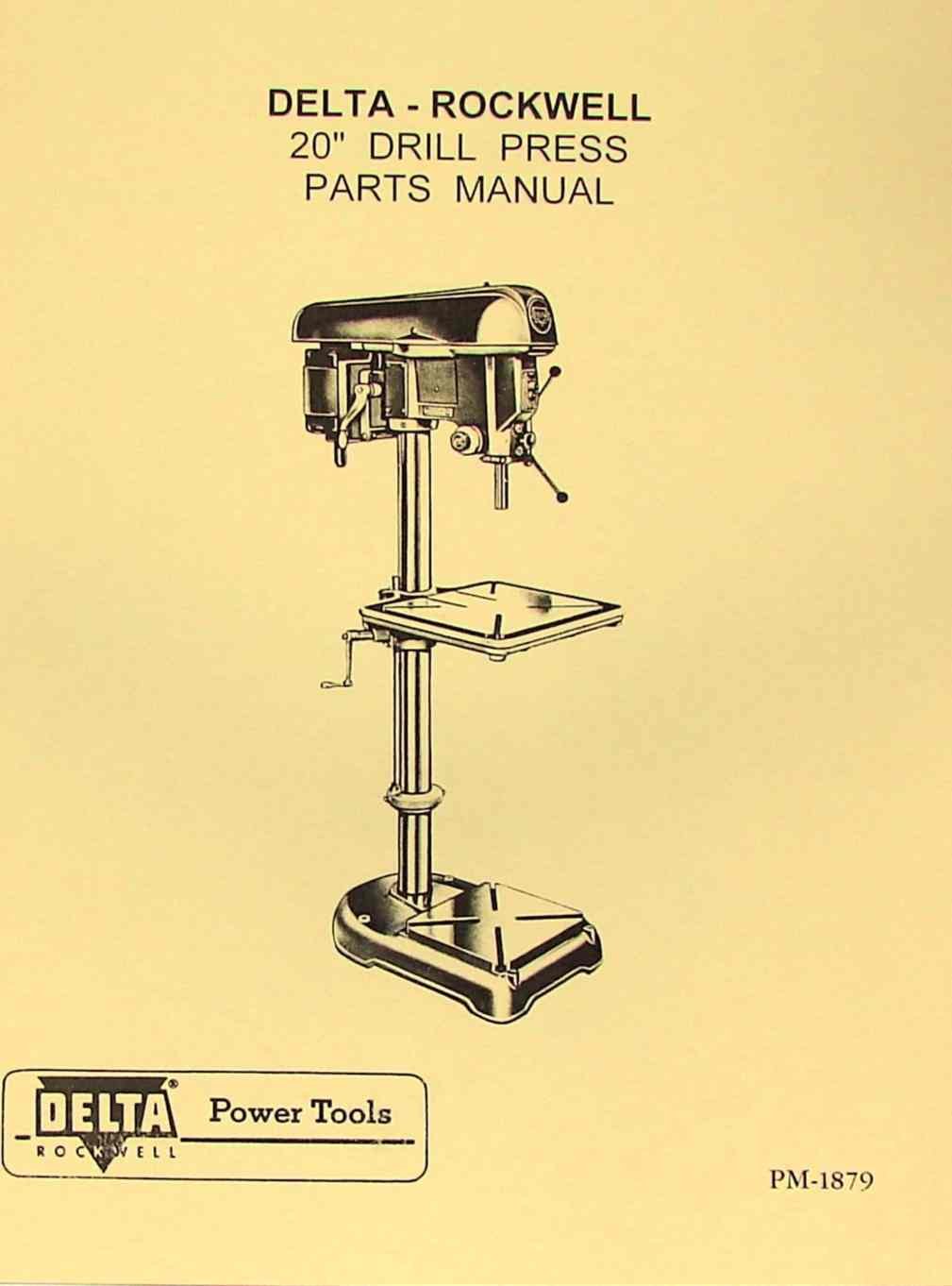 Delta Drill Press Parts List Reviewmotors.co