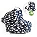 Multi-Purpose 5 in 1 Stretchy Nursing Cover by Mother Exclusive – Breastfeeding Shawl - Baby Car Seat Cover - FREE Baby Pacifier Clip Included (Dark Navy)