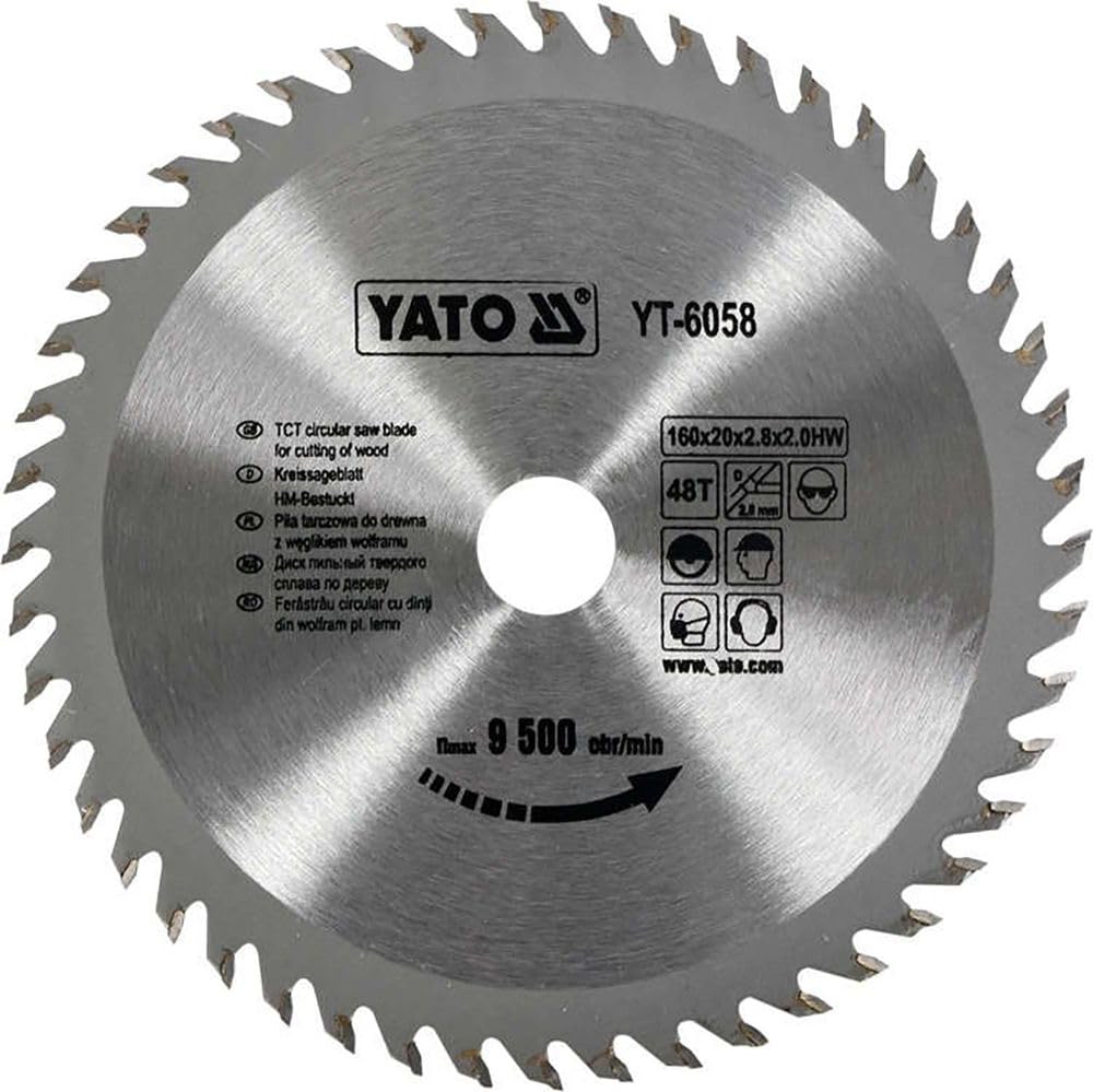 YT Yato Professional 6058-tct-lama of Wood 160 x 48 x 20 mm