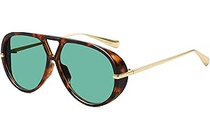 SevenColor Trendy Oversized Aviator Sunglasses for Women Men Retro Big Round Shield Sun Glasses Vintage Shades