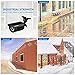 ISEEUSEE 720P Video Security Camera 1.3MP 1200TVL Indoor/Outdoor Night Vision Bullet Video security Cameras- Black