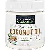 Viva Naturals Organic Virgin Coconut Oil 16 Fl Oz / 473 milliliters