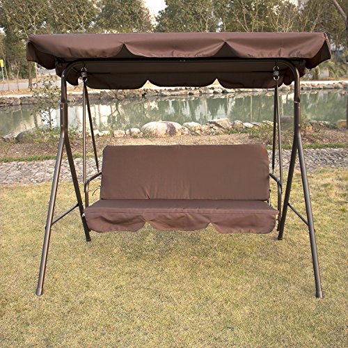 Bestmart INC Outdoor Garden Yard Patio Streamer Seat Relaxer Balcony Canopy Porch Swing Glider Hammock