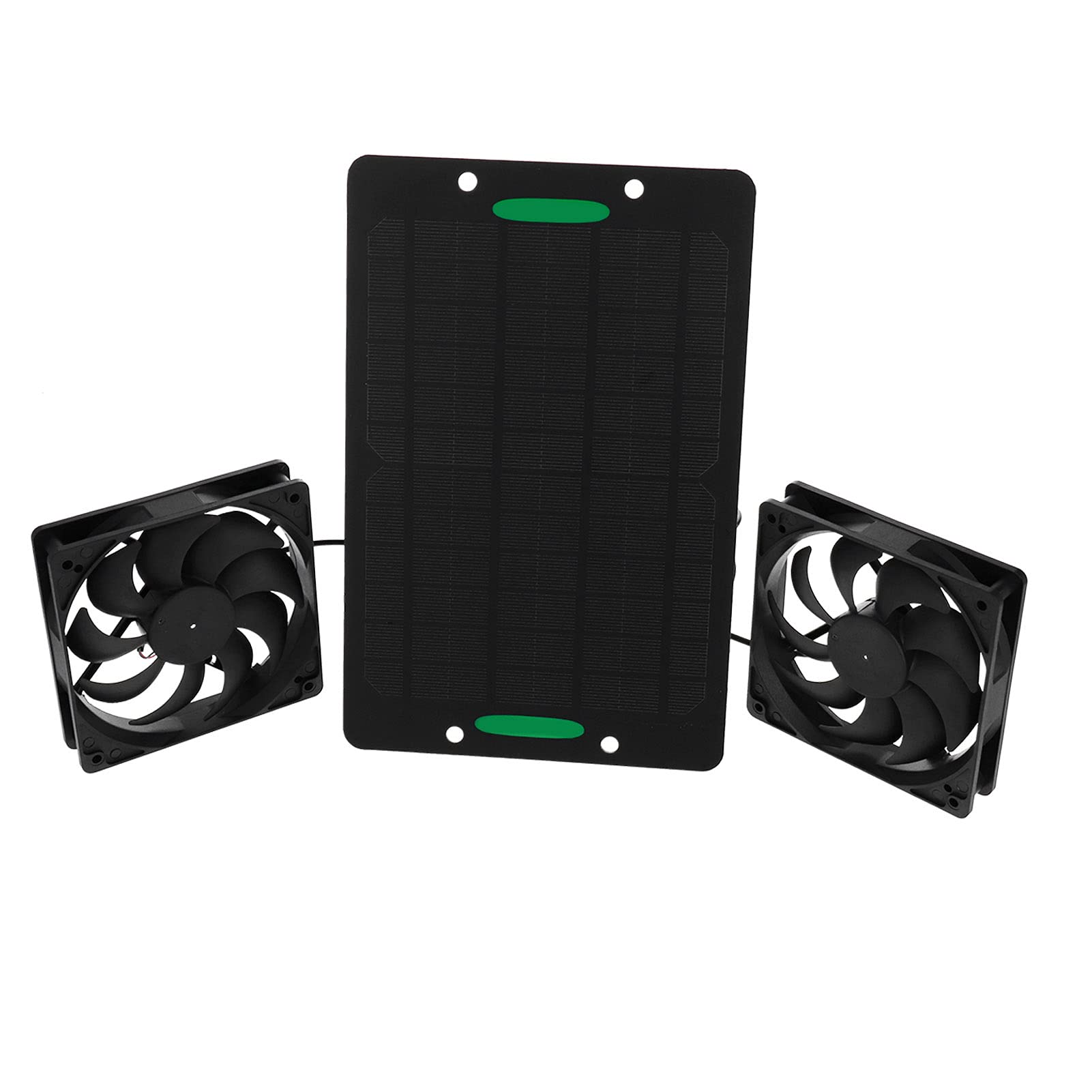 Solar Panel Fan Kit, Widely Applicable 10w Air Extractor for Greenhouses for Motorhome for Outdoor