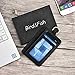 Bird&Fish Slim Front Pocket Wallets with Key Chain, Minimalist Leather Credit Card Holder Wallet, RFID Blocking for Men Women Black …