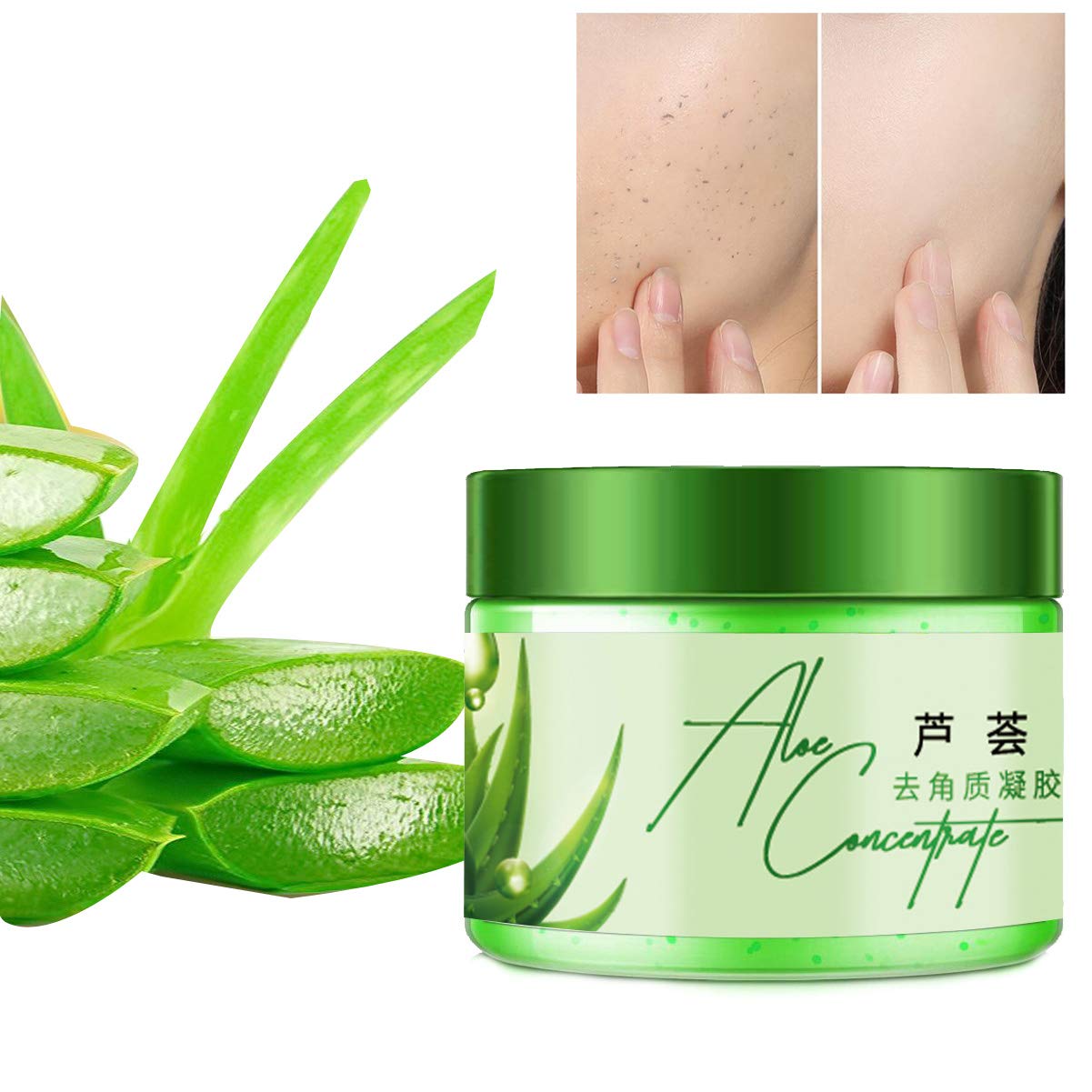 aloe vera hydrating & moisturizing peeling gel