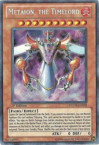 Yu-Gi-Oh! - Metaion, the Time Lord (PHSW-EN098) - Photon Shockwave - 1st Edition - Secret Rare by Yu-Gi-Oh!