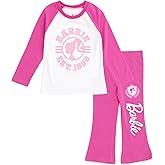 Barbie Girls T-Shirt and Pants Outfit Set Toddler to Big Kid Sizes (2T - 14-16)