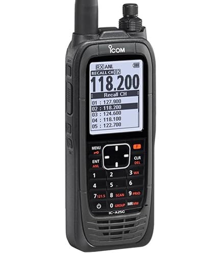 Amazon.com: Icom IC-A25N 76 USA Aviation VHF Air Band Transceiver