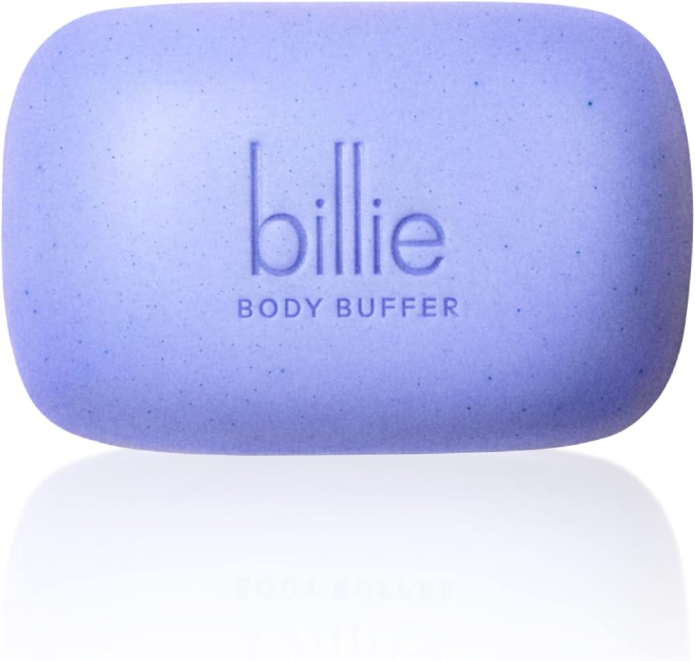 Billie Body Buffer, Pre-shave Body Exfoliator Bar, 3.5 oz | Pre shave exfoliator, hydrating and soothing aloe and shea butter