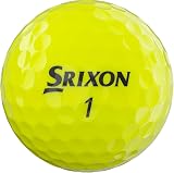 Srixon New Q-STAR Tour 5 2024 Dozen Golf Balls Yellow Urethane 3 Piece view 2
