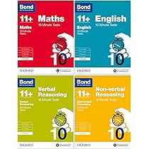 Bond 11+ Assessment Papers 8-9 years Bundle: English, Maths, Non